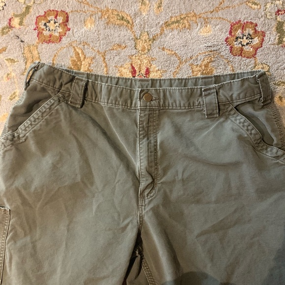 Carhartt Pants Carhartt Dungaree Fit 4x30 Army Green Work Pants Euc Poshmark